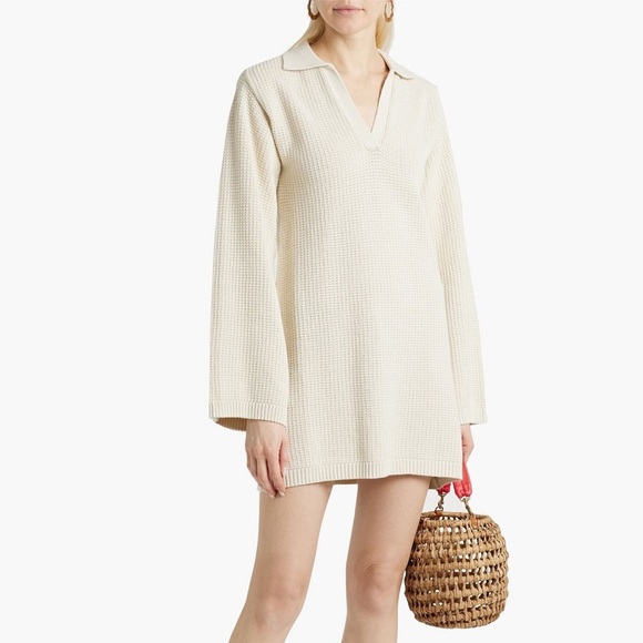 Onia Cream Knit Sweater Dress - Picture 2 of 7